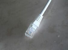 Cat5e Patch Cord 1 Foot Ethernet Network Cable in White  50  Pack  Tuff Jacks picture