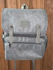 HFSX Backpack Bookbags Laptop for Women Men Vintage Grey  picture