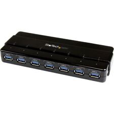 StarTech.com 7 Port SuperSpeed USB 3.0 Hub - Desktop USB Hub with Power Adapter  picture