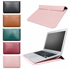 Magnetic Leather Sleeve Bag Case For MacBook 11 12 13 15'' inch Laptop Cover  picture