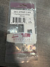 Wirepath DEC-STRAP-1-WH 1 Port Decorative Strap picture