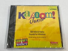 Vintage 1995 Kaboom Junior Sound Effects Software IBM/PC CD-ROM Nova SEALED picture