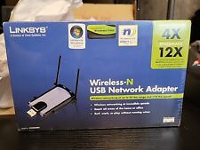 NEW Linksys Wireless-N USB Network Adapter 4X Rangemark 12X Speedmark - Sealed picture