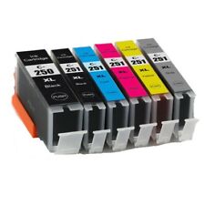 6PK XL Ink For Canon PGI250 CLI-251 BK/C/M/Y/GY Pixma MG5450 5620 6320 7120 7150 picture