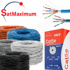 1000ft CAT5e Cable Solid Wire 24AWG Box Cat5 Ethernet Network RJ45 UTP FTP Bulk picture
