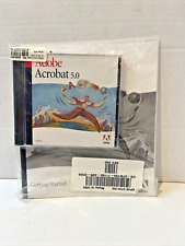Adobe Acrobat 5.0 Windows PC with serial number SEALED CD DP/N 07W155 picture