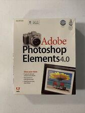 2006 Adobe Photoshop Elements 4.0 for Mac Sealed *Box Wear* picture