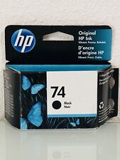 Genuine HP 74 (CB335WN) Black Noir Ink Cartridge EXP 11/2023 picture