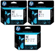 Genuine HP 72 printheads (C9380A C9383A C9384A) lot - FREE UK DELIVERY VAT inc. picture