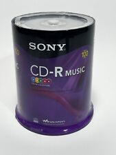 SONY CD-R Music Discs, 100 ct. 80 min. Color Collection. For Walkman Use. picture