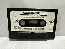 Super Sprint Commodore 64 / 128 C64 Electric Dreams Software 1987 Cassette picture