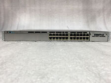 Cisco WS-C3750X-24P-S 24-Port PoE Gigabit Switch w/ 1x 1100WAC PSU - TESTED picture