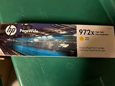 GENUINE HP 972X High Yield Yellow PageWide  SEALED picture