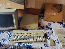 Apple Macintosh IIsi M0364 LOT + Keyboard Mouse Cables Manual Accessory READ picture