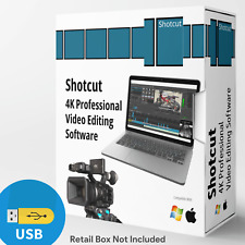 Shotcut Professional HD Video Editing Software Suite- 4K Movie Windows & Mac-USB picture