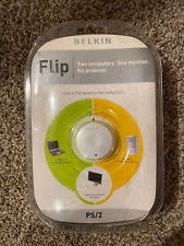 Belkin  Flip (F1DF102P) 2-Ports External KVM switch PS/2 - NEW SEALED picture