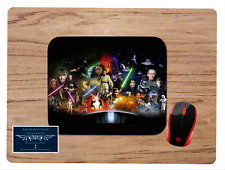 STAR WARS MOVIE COLLAGE PC DESK MAT MOUSE PAD HOME OFFICE SCHOOL GAMING GIFT  picture