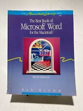 The Best Book Of Microsoft Word For The Macintosh New For Version 4.0 - 1989 picture