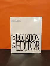 Vintage Microsoft Equation Editor for Windows User’s Guide ~ Factory Sealed picture