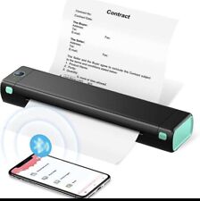 Phomemo M08F Portable Wireless Bluetooth A4 Thermal Printer Inkless -Black&Green picture