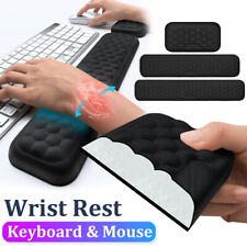 Keyboard & Mouse Wrist Rest Pad Set-Gel Support Cushion with Memory Foam Comfort picture