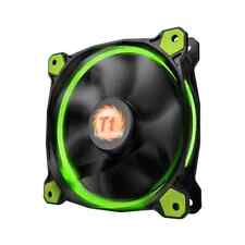 (SET OF THREE) Thermaltake Riing 12 Green LED Fans picture
