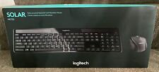 NEW Logitech MK750 Solar Combo Wireless Keyboard & Mouse Black picture