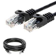50 pcs 10ft Cat6 Patch Cord Cable Ethernet Internet Network LAN RJ45 UTP Black picture