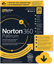 Norton 360 PLATINUM for 2024, 1, 3, 5, 10, 20 Devices 100GB VPN Parental Control picture