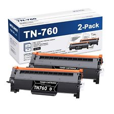 TN760 High Yield Toner Cartridge Compatible for Brother DCP-L2550DW Printer 2BK picture