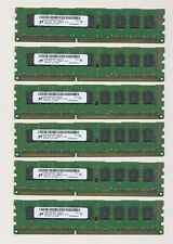 LOT OF 6 x 2 GB 1R8 PC3L-12800E ECC SERVERS/WORKSTATIONS RAM. TOTAL 12 GB. picture