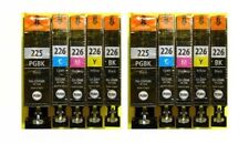 2 Sets Genuine Sealed Sleeve Canon 225 Black & & 226 Inkjet Cartridges NO BOX picture