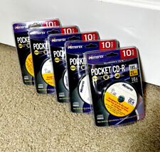 Quantity of 50 Pocket CD-R, 185 MB, Up to 16X Write Speed, 3 1/8