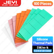 JEYI 100-Pack Thermal Conductive Silicone Pads, M.2 SSD HDD NVMe Thermal Pad  picture