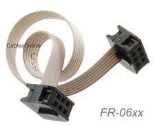 6-Pin (2x3) Female to Female 2.54mm-Pitch 6-wire IDC Flat Ribbon Cable picture