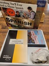 COMPLETE SPANISH LEARNING SUITE Windows 95 98 Vintage  Big Box CIB With MIC picture