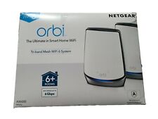 NETGEAR Orbi RBK852 AX6000 Tri-band Mesh WiFi 6 System (2-pack) - White  picture