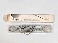 Vintage Apple Mac Computer Mic Microphone 1990 Authentic Gray w/ Original Box picture