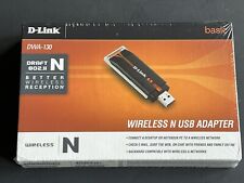 D-link DWA-130 (790069303043) Wireless Adapter. New. Factory Sealed. picture