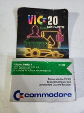 VIC20 Commodore Personal Finance II  Model VT1008 Cassette Media picture