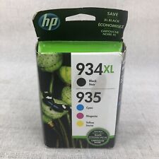 HP 934XL 935 Black Color 4PK Ink Cartridges OfficeJet New  EXP 10/23 picture