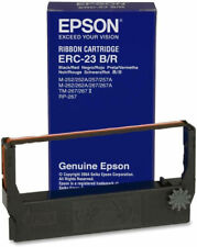 Genuine Epson ERC-23 B/R Ribbon Cartridge Black, Compatibility, See Description picture