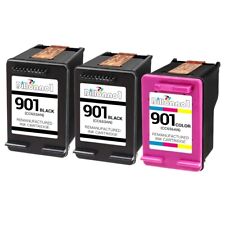 3 PACK HP #901 Black/Color Ink for HP Officejet 4500 G510 Printer Series picture
