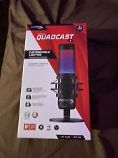 HyperX QuadCast S RGB Lighting USB Condenser Microphone Wired Mic - Black - NEW picture