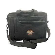 Harley Davidson University Laptop Bag Case Travel Zipper Leeds Black Shoulder picture