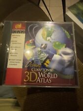 Deluxe COMPTON'S 3D WORLD ATLAS Windows 95 NEW Sealed picture