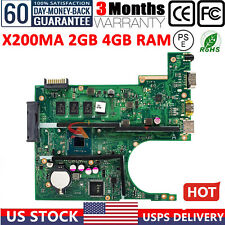 X200MA LAPTOP MOTHERBOARD FOR ASUS F200MA X200M W/ N2840 N2940 N3540 2GB 4GB RAM picture