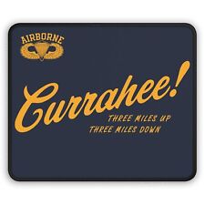 Currahee Band of Brothers Airborne WWII - Custom Design - Premium Mouse Pad 9x7 picture