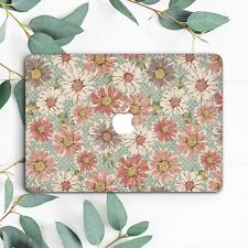 Flowers Retro Vintage Red Floral Hard Case For Macbook Pro 13 14 15 16 Air 13 picture