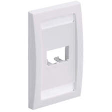 PANDUIT CFPE2IWY Wall Plate,Single Gang,2 Ports,Off White picture